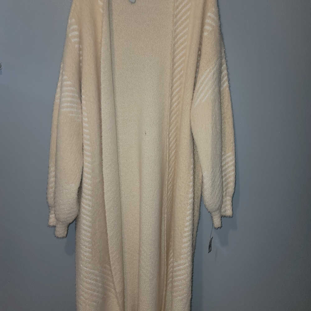 Cozy Cream Long Cardigan